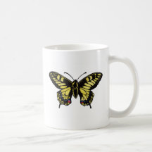 Western Tiger Swallowtail Butterfly Coffee Mugs