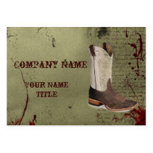 Western Tough Construction Business Cards