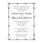 Western Wedding Personalized Invites