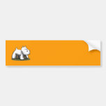 Westie Designer Bumper Sticker