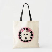Westie Girl Canvas Bag