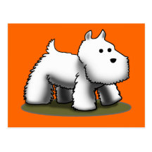 Westie Postcard
