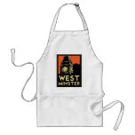 westminster retro art deco travel poster aprons