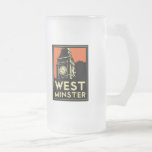 westminster retro art deco travel poster mug
