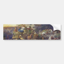 Westward the Course of Empire Takes Its Way Bumper Sticker