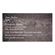 Wet cement with wet sand and pebbles business card template