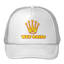 wet paint paintball logo hat