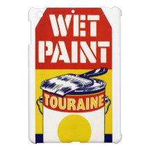 Wet Paint Sign Text Graphic Design Ipad Mini Case