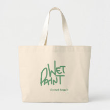 Wet Paint Tote Bags
