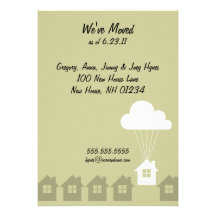 We've Moved Announcement Cards