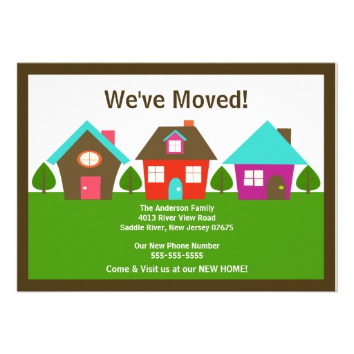 We've Moved New Address Moving Announcement 