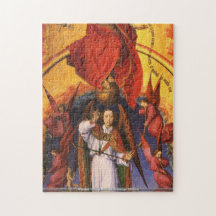 Weyden - Christ With the Archangel Michael Jigsaw Puzzles
