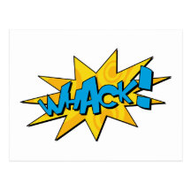 Whack Comic Book Postcard
