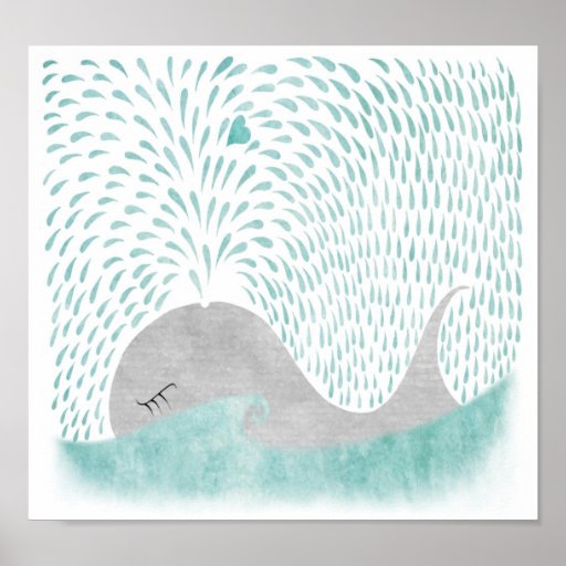 Whale Love Print