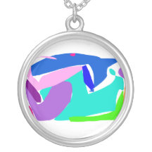 Whale Shark Dolphin Orca Rain Ocean Personalised Necklace