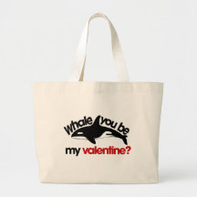Whale you be my Valentine Bag
