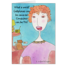 What a World! Greeting Card