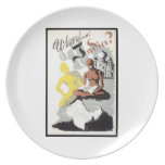 What About India?  WPA Poster Dinner Plates