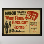 What Anne Brought Home Posters