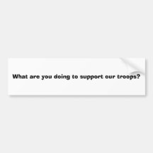 What are you doing... bumper stickers