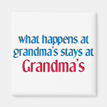 What happens at Grandma's Fridge Magnet