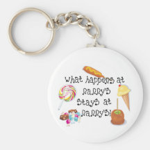 What Happens at Nanny's STAYS at Nanny's Key Chains