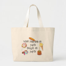What Happens at Pop's STAYS at Pop's! Canvas Bag