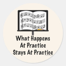 What Happens At Practice Orchestra Sticker
