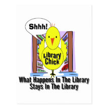 What Happens In The Library... Postcard