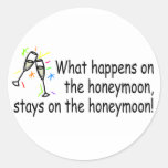 What Happens On The Honeymoon... Sticker