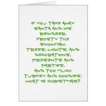 What is Christmas? Greeting Cards