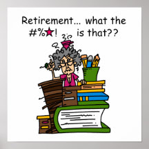 What is Retirement Humour Print