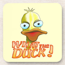 What the Duck! Beverage Coasters
