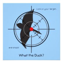 What the duck? Birthday party invite