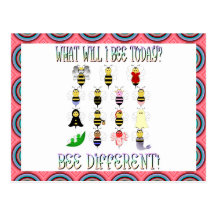 What Will I Bee Today Postcard