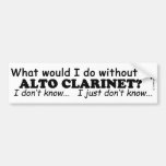 What Would I Do, Alto Clarinet Bumper Stickers