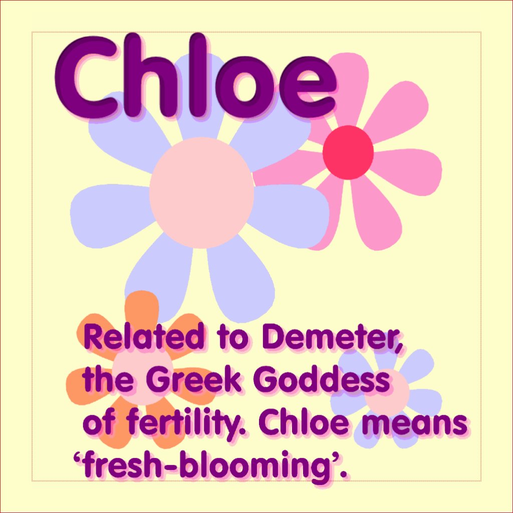 Chloe Name Meaning 43988 | RAMWEB