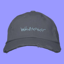 Whatever embroidered hats