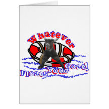Whatever Floats Your Goat Greeting Card