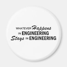 Whatever Happens - Engineering Refrigerator Magnet