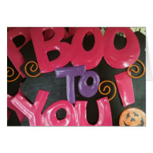 WHATEVER YOU "BOO" HALLOWEEN GREETING CARDS