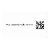 What's a Cloth Diaper Business Card