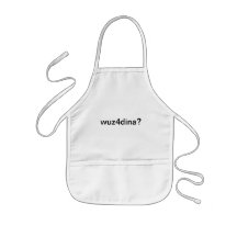 What's for dinner?  Kids apron