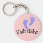 What's Kickin'? Maternity Design Keychain