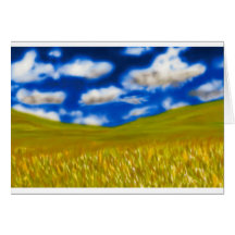 Wheat Field Greeting Card
