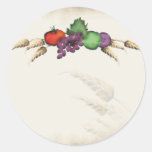 Wheat fruit veg painted from my kitchen gift stick round stickers