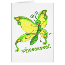Wheeeee! I'm a Butterfly!! Cards