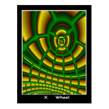Wheel Tarot Card Postcard
