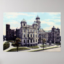 Wheeling West Virginia Ohio County Courthouse Print