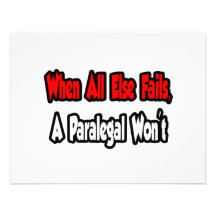 When All Else Fails, A Paralegal Won't Personalized Invitations